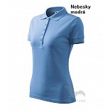 Dámská polokoš. PIQUE POLO (+kapsička+výšivka logo Rodenstock nad kaps.)