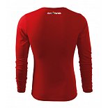 Pánské tričko s dl.rukávem  (VÝŠIVKA NA ZÁDA POD LÍMEC, 10cm BÍLÝ s barev. dom., 3 cm POD krk)