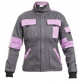 další vyobrazení Dámská letní montérková pracovní blůza MAX SUMMER LADY, šedá/sv.fialová