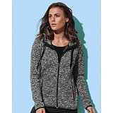 další vyobrazení Dámská mikina Active Knit Fleece ST5950, Dark Grey Melange