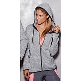 další vyobrazení Dámská mikina Active Knit Fleece ST5950, Light Grey Melange