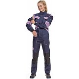 další vyobrazení Dámská montérková pracovní blůza MAX NEO LADY, navy/fialová
