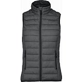 další vyobrazení Dámská zateplená vesta K6114, Marl Dark Grey