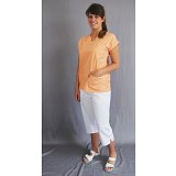 další vyobrazení Dámské 3/4 bílé kalhoty na gumu DÁŠA