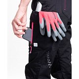 další vyobrazení Dámské pracovní kalhoty Ardon FLORET, černo-růžová