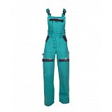 další vyobrazení Dámské pracovní kalhoty s laclem COOL TREND, zeleno/černé