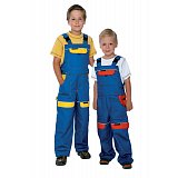 další vyobrazení Dětské pracovní montérky s laclem COOL TREND, modro-žluté
