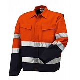 další vyobrazení Dvoubarevná výstražná blůza Issa 8445, oranž-m