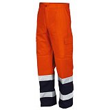 další vyobrazení Dvoubarevné výstražné kalhoty Issa 8430, oranžové