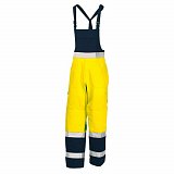 další vyobrazení Dvoubarevné výstražné laclové kalhoty Issa 8435, žluté