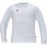 další vyobrazení ESD triko s dlouhým rukávem NOYO, bílá