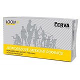 další vyobrazení Jednorázové rukavice LOON latexové, pudrované, 100ks