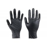 další vyobrazení Jednorázové rukavice SPOONBILL BLACK nitrilové, nepudrované, 100ks