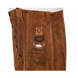 další vyobrazení Kožené svářečské kalhoty WELDAS Lava Brown, vel.2XL