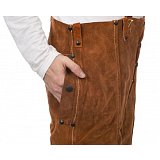 další vyobrazení Kožené svářečské kalhoty WELDAS Lava Brown, vel.M-XL