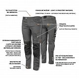 další vyobrazení Lehké stretchové kalhoty ProMacher EREBOS LIGHT, šedé