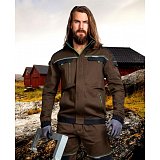 další vyobrazení Montérková blůza COOL TREND, hnědo/černá