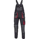 další vyobrazení Montérková laclové kalhoty FF HANS, černá/antracit/červená
