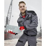 další vyobrazení Montérková pracovní blůza COOL TREND, šedo/černá