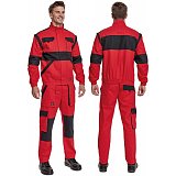 další vyobrazení Montérková pracovní blůza MAX NEO, červená/černá