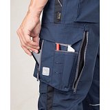 další vyobrazení Montérkové kalhoty s laclem Ardon URBAN+, tmavě modré