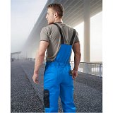 další vyobrazení Montérkové pracovní kalhoty s laclem Ardon 4TECH, modro/černé (prodloužené)
