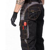 další vyobrazení Montérkové pracovní laclové kalhoty Ardon VISION, černé