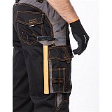 další vyobrazení Montérkové pracovní laclové kalhoty Ardon VISION, černé (prodloužené)