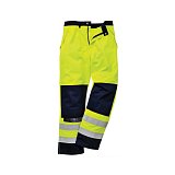 další vyobrazení Multinormní pasové kalhoty Hi-Vis Portwest FR62, žlutá/navy