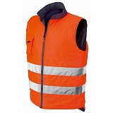 další vyobrazení Oboustranná výstražná vesta Issa REVERSE, oranžová