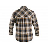 další vyobrazení Pánská flanelová košile s dlouhým rukávem TIM, modro-žlutá