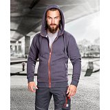 další vyobrazení Pánská mikina Ardon NEON M003, šedo-červená