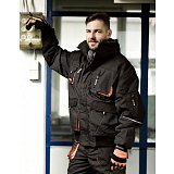 další vyobrazení Pilotka zimní Terratrend JOB, šedo-černá