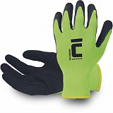 další vyobrazení Povrstvené pracovní rukavice SALANGANA, žluté