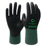 další vyobrazení Povrstvené protiřezné rukavice Xcellent DARK HORSE, dlaň