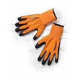 další vyobrazení Povrstvené rukavice latexovou pěnou PETRAX