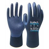 další vyobrazení Povrstvené rukavice Xcellent Second Skin NITRIL DOTS, dlaň
