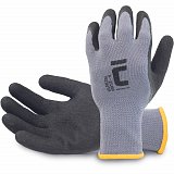 další vyobrazení Povrstvené zimní pracovní rukavice SALANGANA WINTER, šedé