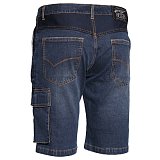 další vyobrazení Pracovní džínové kraťasy ISSA STRETCH, modré 