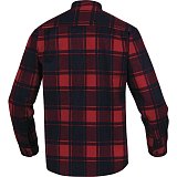 další vyobrazení Pracovní flanelová košile s dlouhým rukávem RUBY, červeno-černá