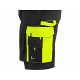 další vyobrazení Pracovní kraťasy Sirius BRIGHTON, černo-žluté
