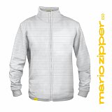 další vyobrazení Pracovní mikina na zip CHAMEO MARIO ZIPPER ESD, bílá