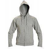 další vyobrazení Pracovní mikina na zip s kapucí NAGAR, šedá