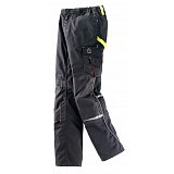 další vyobrazení Pracovní montérkové kalhoty do pasu Terrax 20312, černo- limetkové