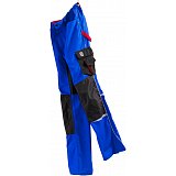 další vyobrazení Pracovní montérkové kalhoty do pasu Terrax 20312, modro-červené