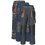 další vyobrazení Pracovní pasové montérky TerraTrend JOB, šedo/oranžové