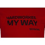 další vyobrazení Pracovní triko Bennon HARDWORKER, červená/černá