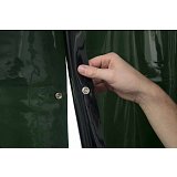 další vyobrazení Propojitelná svářečská zástěna LAVAshield 1,3 x 1,8m, zelená