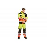další vyobrazení Reflexní montérková bunda KNOXFIELD HI-VIS, červená