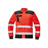 další vyobrazení Reflexní montérková bunda KNOXFIELD HI-VIS, červená